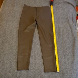 Freddy's Brown Faux Leather Pants